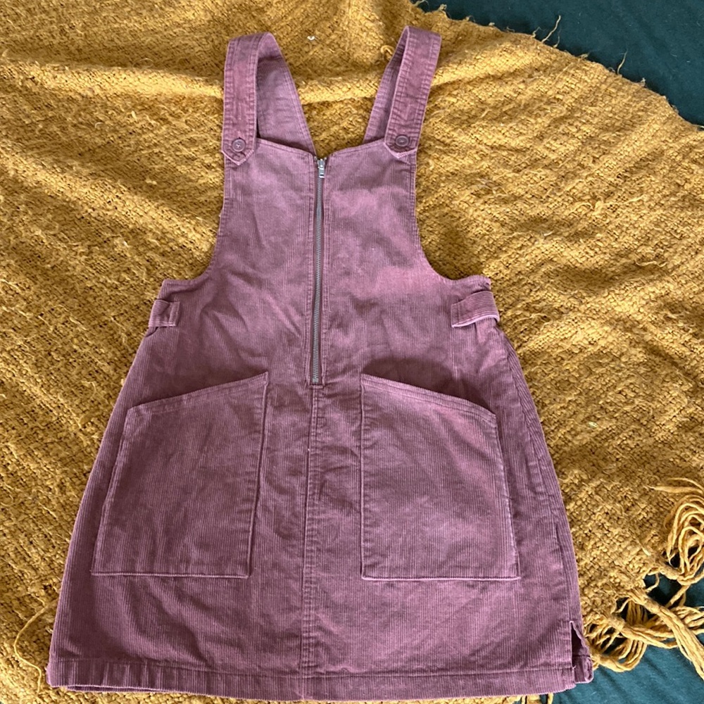Pink overall dress